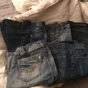 Axel jeans 34/34, five pair